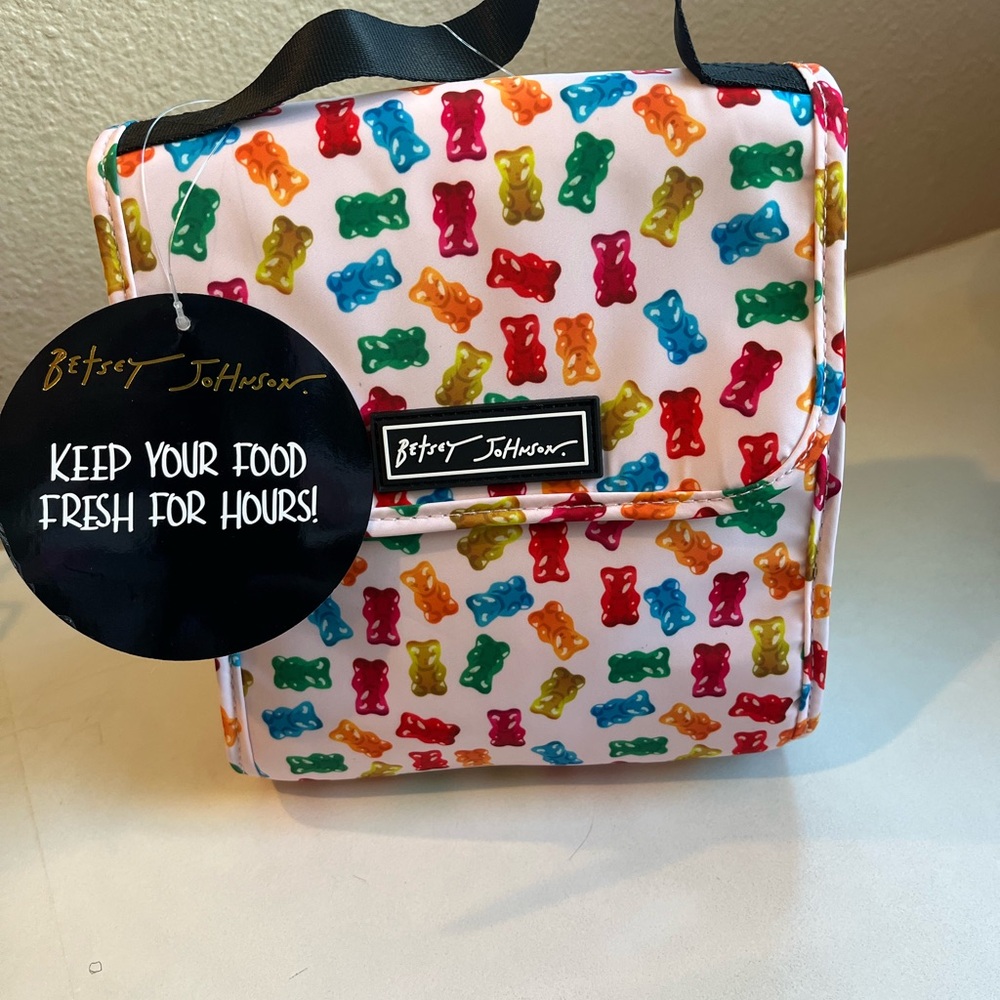 Betsey Johnson Multicolor Gummy Bear Bag Lunch Tote